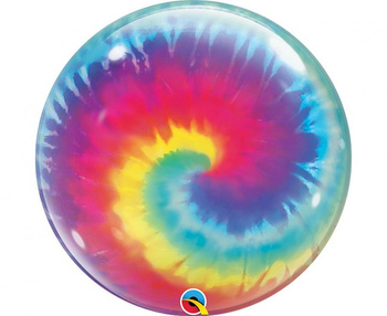 Balon foliowy 22 QL Bubble Tie Dye Swirls