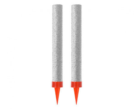 Fontanny party holograficzne srebrne - 12 cm/ 2 szt.