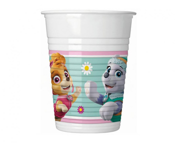 Kubeczki plastikowe (WM), Paw Patrol Skye & Everest (Nickelodeon), 200ml, 8 szt. (SUP label)